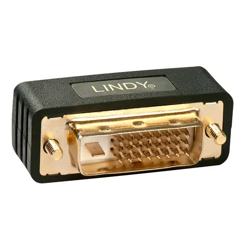 41098 cambiador de género para cable DVI-I DVI-D Negro - Imagen 1