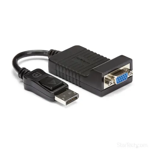 Adaptador Conversor de Vídeo Activo DisplayPort DP a VGA - 1920x1200 - Convertidor - Imagen 1