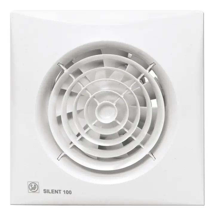 SILENT-100 CZ extractor Pared 95 m³/h 2400 RPM Blanco