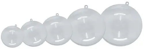 BOLA DE PLASTICO CRISTAL NIEFENVER 7CM P