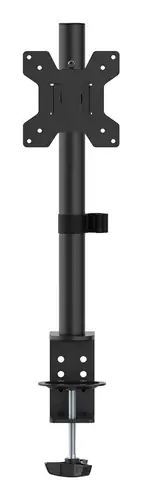 Soporte de mesa eco giratorio e inclinable para monitor/TV 10kg (3 Pivotes, 1 Brazos) de 17-32, Negro - Imagen 2