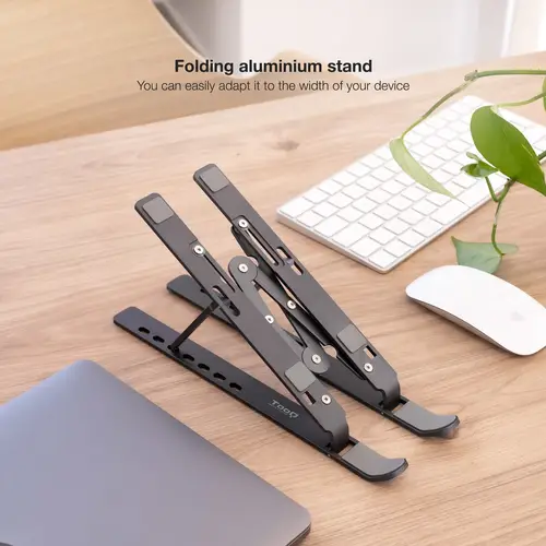 Soporte Elevador para Portátiles, Tablets, Móviles y Libros, Gris - Imagen 6