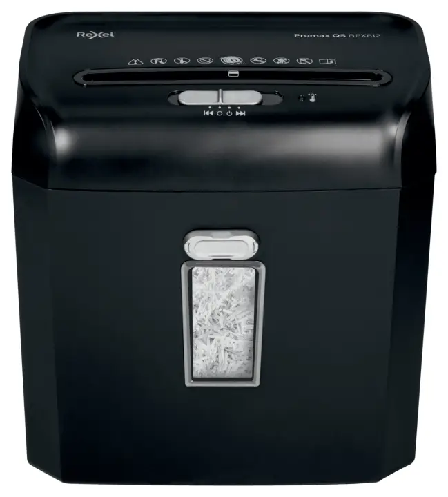 ProMax RPX612 triturador de papel Corte cruzado 60 dB 22 cm Negro