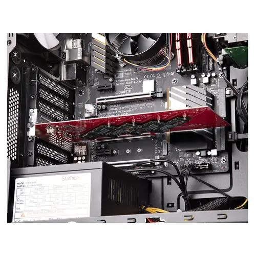 QUAD-M2-PCIE-CARD-B tarjeta y adaptador de interfaz Interno M.2 - Imagen 9