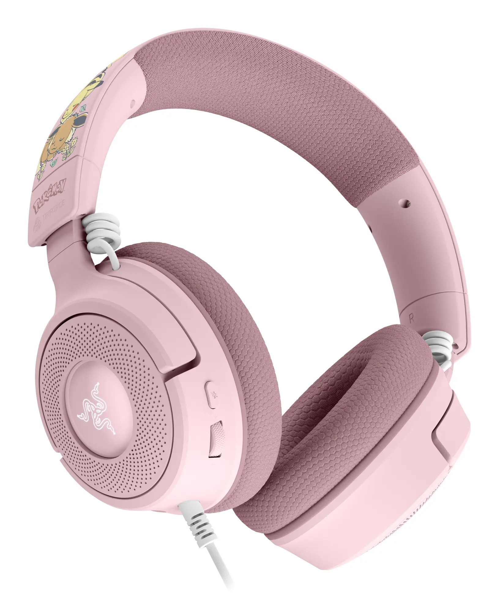 Kraken V4 X  Pikachu & Eevee Edition Auriculares Alámbrico Diadema Juego USB Type-C / USB Type-A Rosa