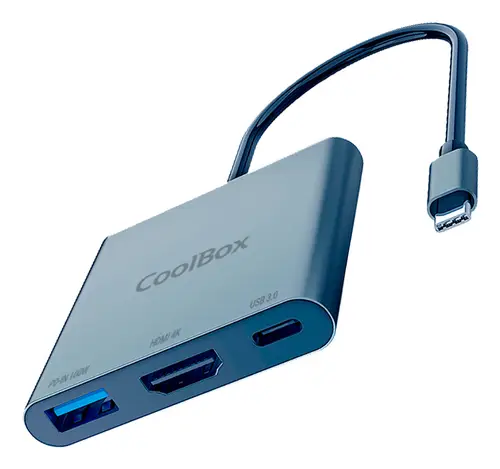 MINIDOCK C31 ALUMINIO USB-C A HDMI 4K/USB-A/USB-C 3.2 GEN1 PC/MAC/CONSOLAS - Imagen 1