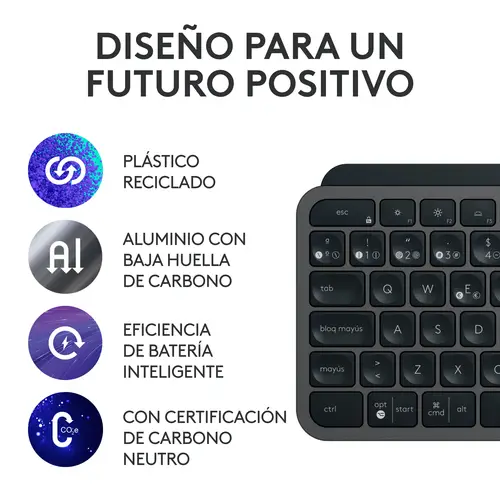 920-011610 teclado Ratón incluido Oficina RF Wireless + Bluetooth QWERTY Español Grafito - Imagen 15