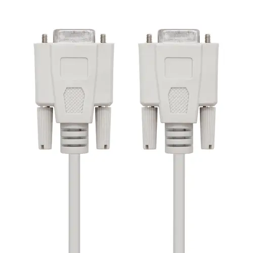 CABLE SERIE NULL MODEM, DB9/H-DB9/H, 1.8 M - Imagen 2