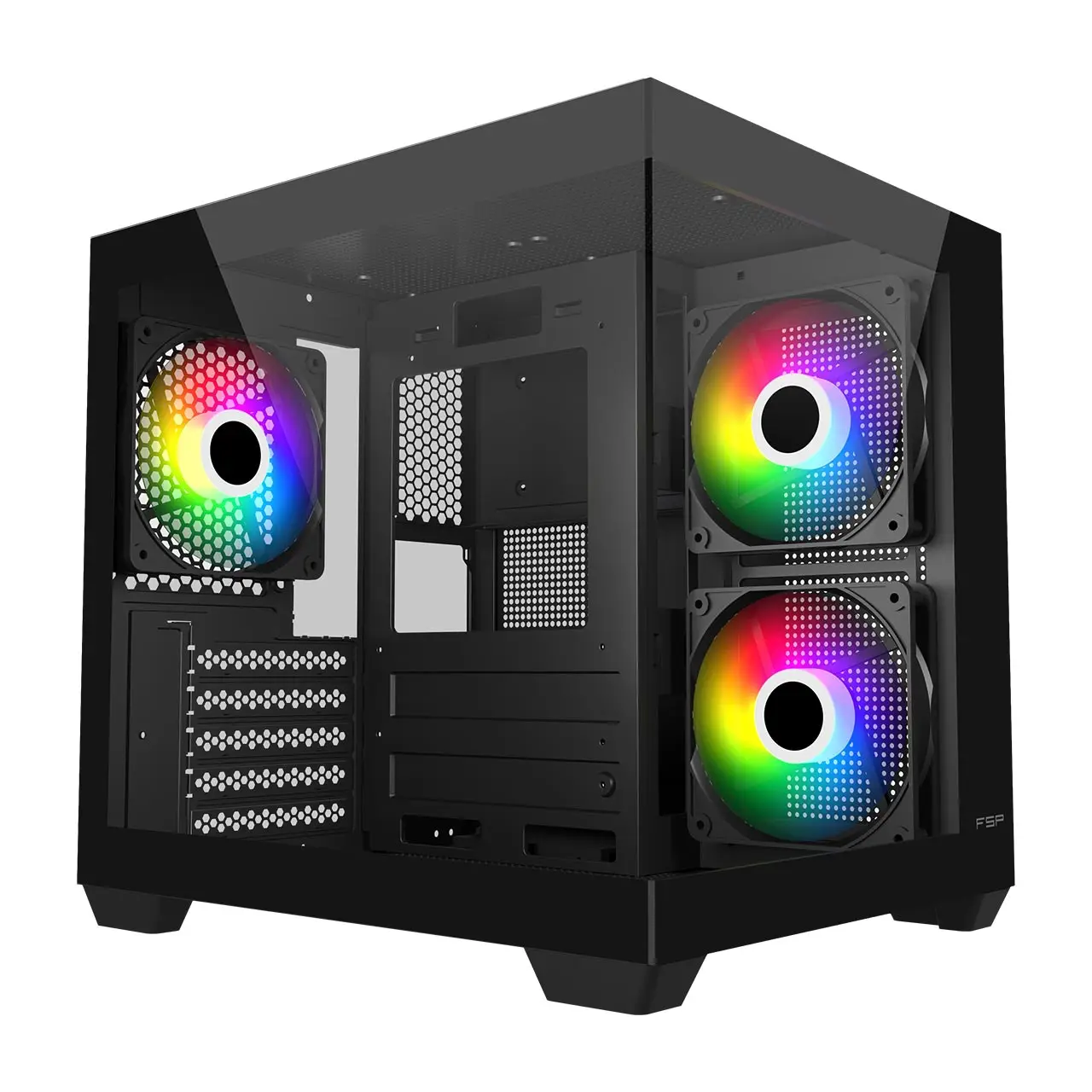 S140-BA Carcasa Mini Tower mITX, mATX Negro ARGB