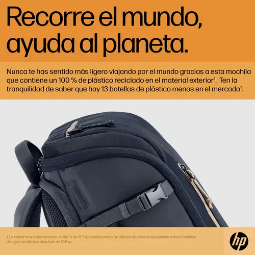 Mochila para portátil Travel de 15,6 pulgadas y 25 litros gris hierro - Imagen 5