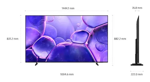 U8000F UE43U8092FU 109,2 cm (43") 4K Ultra HD Smart TV Wifi Negro - Imagen 3