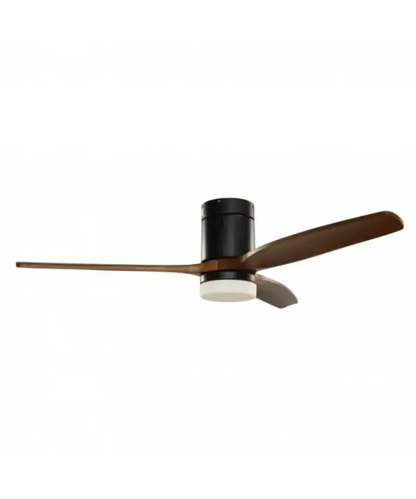GRUNKEL VENTILADOR DE TECHO CON LUZ 41W 6 VELOCIDADES C/TEMPORIZADOR MADERA OSCURA