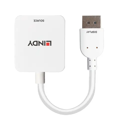38303 adaptador de cable de vídeo 0,095 m HDMI tipo A (Estándar) DisplayPort Blanco - Imagen 2