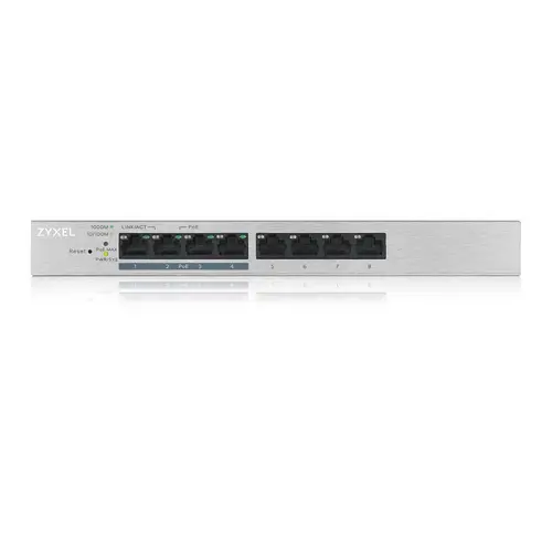GS1200-8HP v2 Gestionado Gigabit Ethernet (10/100/1000) Energía sobre Ethernet (PoE) Gris - Imagen 2