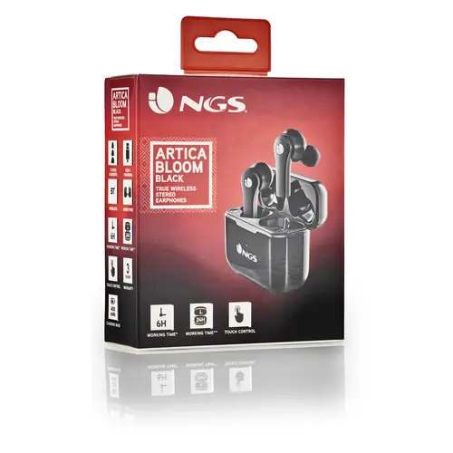 ARTICA BLOOM Auriculares Inalámbrico Dentro de oído Llamadas/Música USB Tipo C Bluetooth Negro - Imagen 9