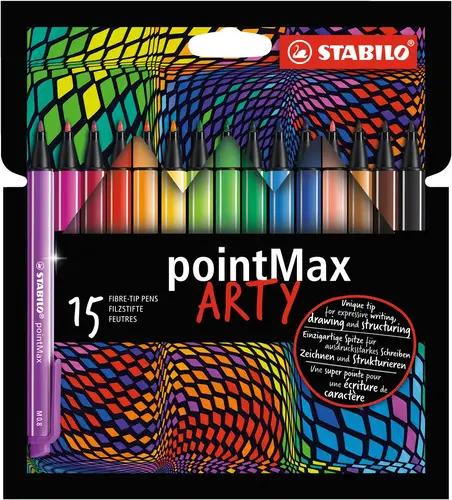 pointMax ARTY rotulador de punta fina Medio Multicolor 15 pieza(s) - Imagen 1
