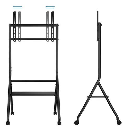 iDREAMS Soporte de Suelo con Ruedas para Pantalla 37"-86", Negro - Imagen 2