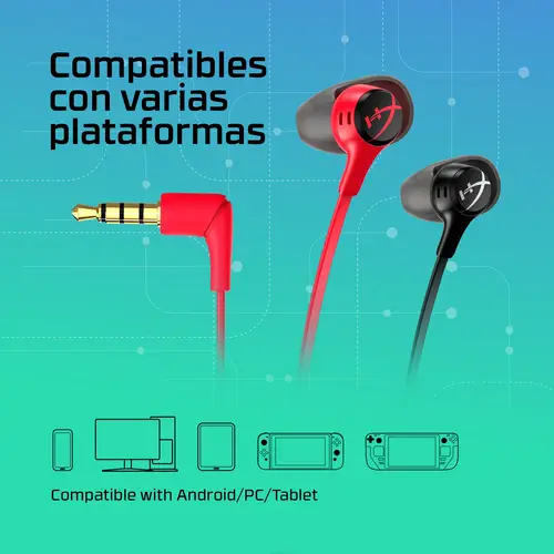 HyperX Auriculares en la nube HyperX II (color rojo) - Imagen 4