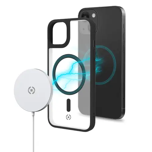 Magmatt funda para teléfono móvil 15,5 cm (6.1") Negro, Transparente - Imagen 5
