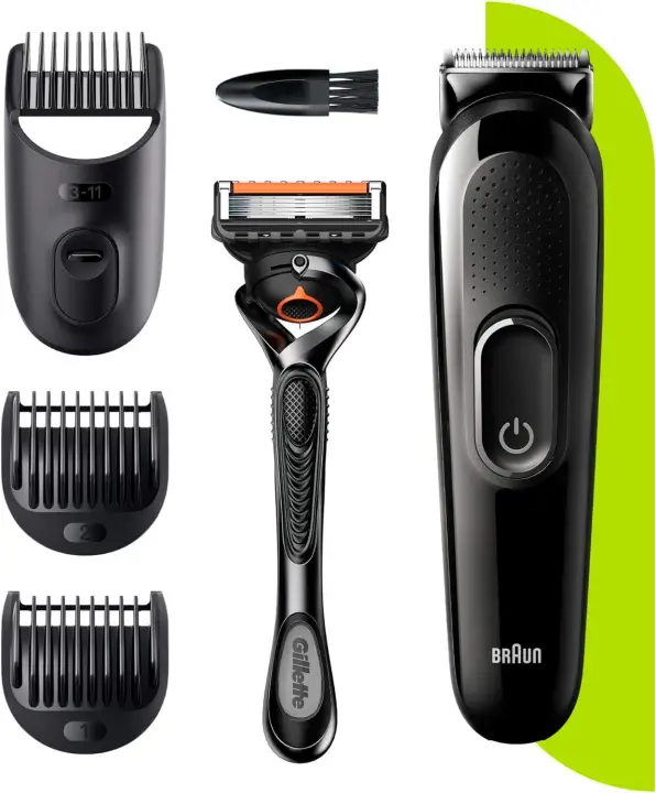 BRAUN CORTAPELOS STYLING KIT SK3300 CON BATERIA Y 3 ACCESORIOS + GILLETTE PROGLIDE
