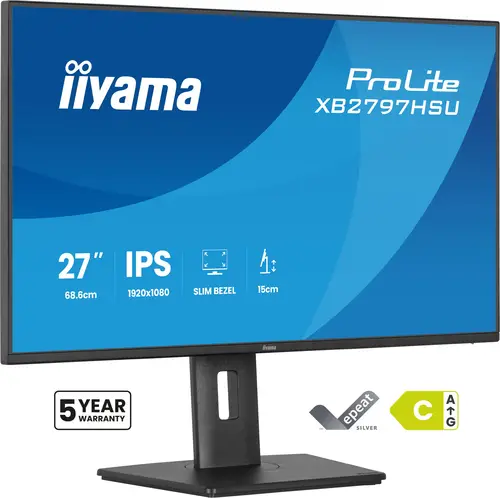 ProLite XB2797HSU-B1 pantalla para PC 68,6 cm (27") 1920 x 1080 Pixeles Full HD LED Negro - Imagen 1
