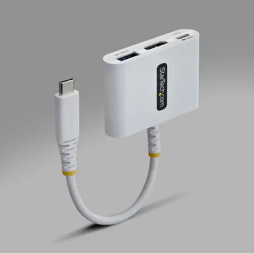 Dock Hub Multipuertos USB Tipo C a HDMI - Adaptador Multipuertos USB-C a HDMI - Carga de 140W - Hub Ladrón USB de 5Gbps - HDMI 4K60Hz - Para MacBook / Dell / Thinkpad / iPad - Blanco - Imagen 5