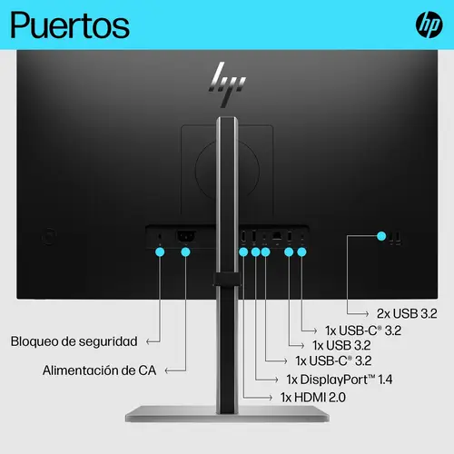 E-Series Monitor USB-C 4K E27k G5 - Imagen 4
