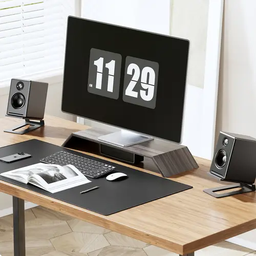 Soporte Universal De Sobremesa Para Altavoces, Negro - Imagen 4