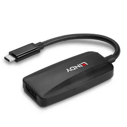 43337 adaptador de cable de vídeo 0,13 m USB Tipo C DisplayPort Negro - Imagen 4