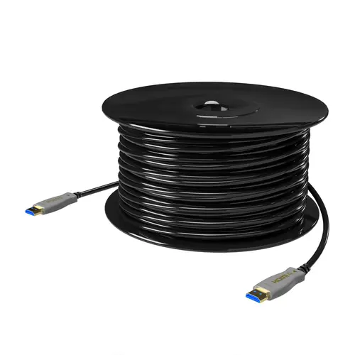 Cable HDMI V2.0 AOC Premium Alta Velocidad / Hec 4K@60Hz 4:4:4 18Gbps, A/M-A/M, Negro, 70m - Imagen 2