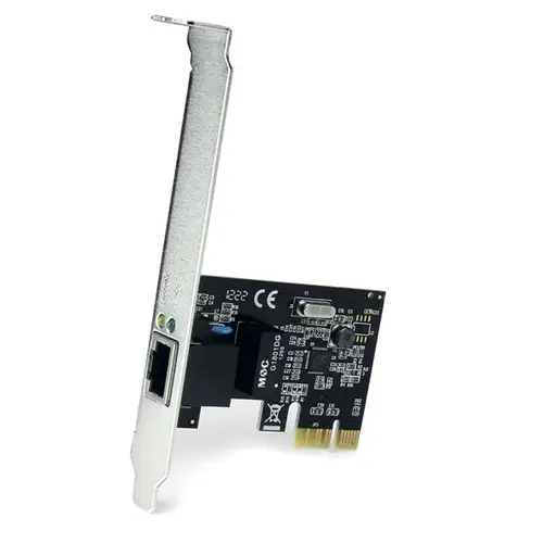 Adaptador Tarjeta de Red NIC PCI Express PCI-e de 1 Puerto Gigabit Ethernet - 1x RJ45 Hembra - Perfil Doble - Imagen 2