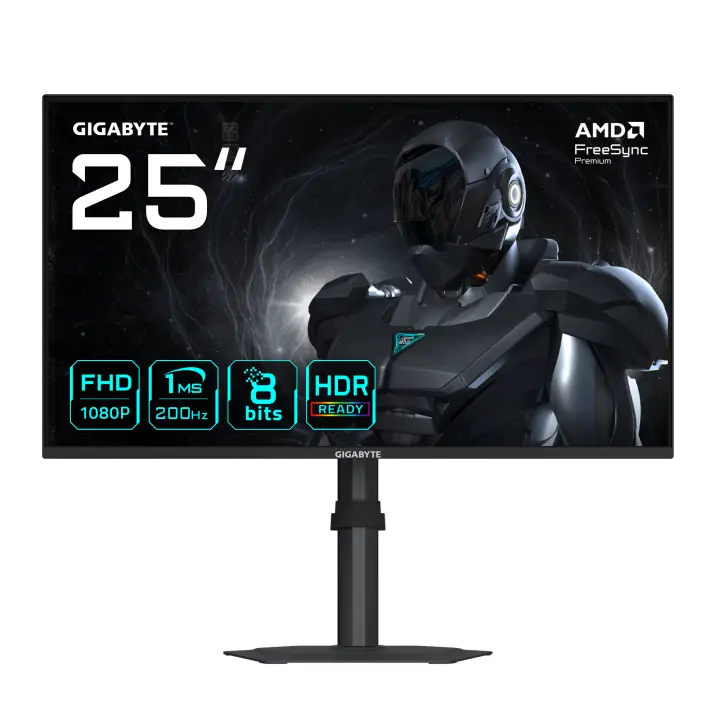 G25F2 Monitor Gaming 24,5" FHD  1920 x 1080, 200Hz, 1ms, 300 cd/m², DisplayHDR 10, HDMI 2.0, DisplayPort 1.4