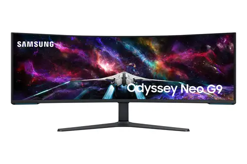 G95NC LED display 144,8 cm (57") 7680 x 2160 Pixeles Dual UHD Negro, Blanco - Imagen 1