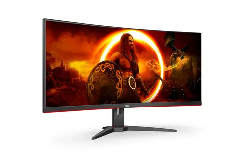 G2 CU34G2XE/BK pantalla para PC 86,4 cm (34") 3440 x 1440 Pixeles Wide Quad HD LCD Negro, Rojo - Imagen 4