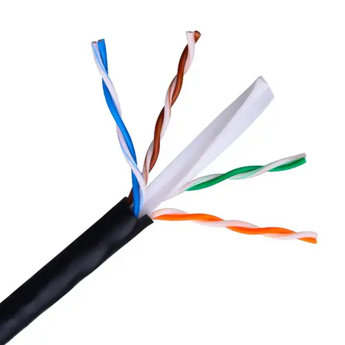 A135-0263 cable de red Negro 100 m Cat6 U/UTP (UTP) - Imagen 1