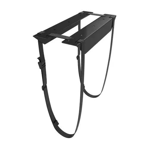 Soporte para CPU Debajo de Escritorio con Correa, Negro - Imagen 2