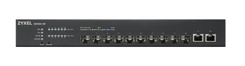 XS1930-12F-ZZ0101F switch Gestionado L2/L3 Negro - Imagen 1