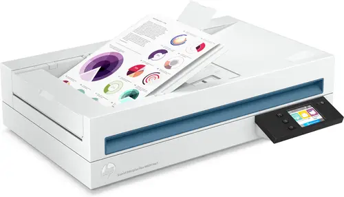 Scanjet Enterprise Flow N6600 fnw1 Escáner de superficie plana y alimentador automático de documentos (ADF) 1200 x 1200 DPI A4 Blanco - Imagen 6