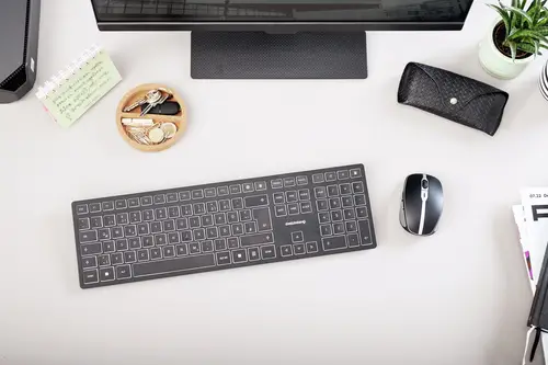 KW 9100 SLIM teclado Universal RF Wireless + Bluetooth QWERTY Español Negro - Imagen 12