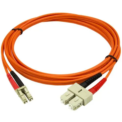 Cable Patch de Fibra Duplex Multimodo 50/125 2m LC - SC - Imagen 2