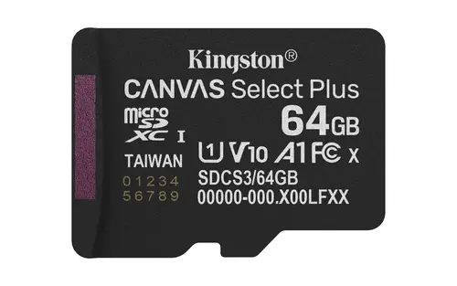64GB microSDXC Canvas Select Plus Gen3 100MB/s A1 (Incluye adaptador de SD) - Imagen 3
