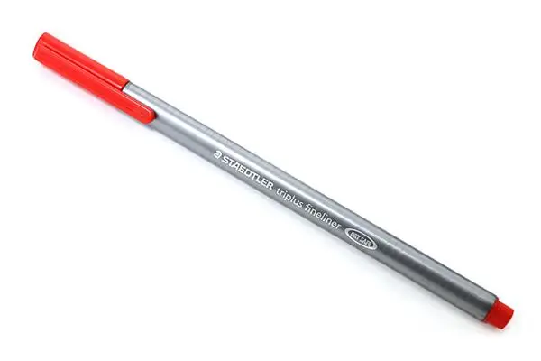 triplus 334 rotulador de punta fina Rojo 1 pieza(s)