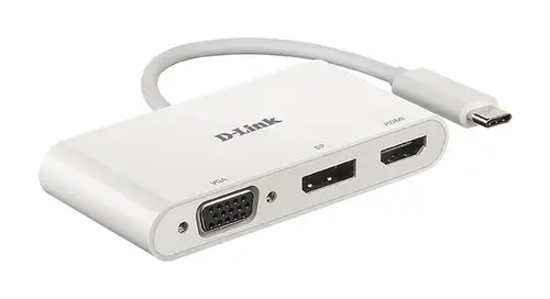 DUB-V310 base para portátil y replicador de puertos Alámbrico USB 3.2 Gen 1 (3.1 Gen 1) Type-C Blanco - Imagen 1