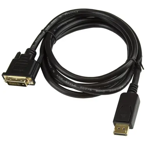 Cable 1,8m Adaptador de Vídeo DisplayPort a DVI - Conversor DP - Hasta 1920x1200 - Pasivo - Imagen 5