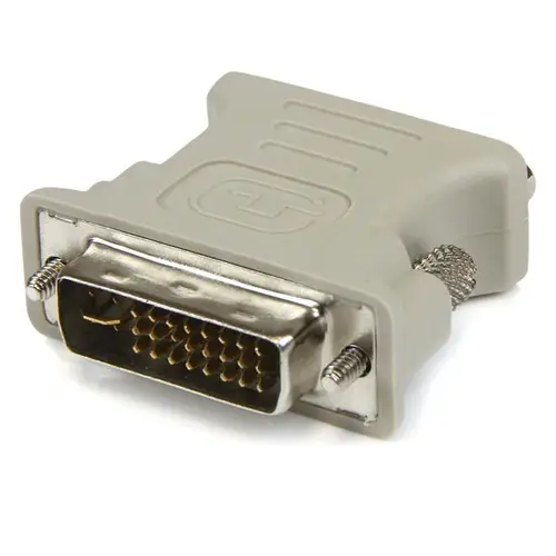 Adaptador Conversor DVI-I a VGA - DVI-I Macho - HD15 Hembra - Blanco - Imagen 1