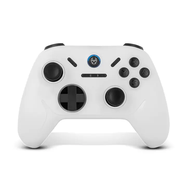 Kadoer Blanco Bluetooth/USB Palanca de mando Digital Android, Nintendo Switch, Nintendo Switch 2, PC, iOS
