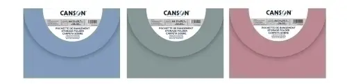 DOSSIER SOBRE CANSON PP BRC.27x35 SURT.3 - Pack de 10 unidades