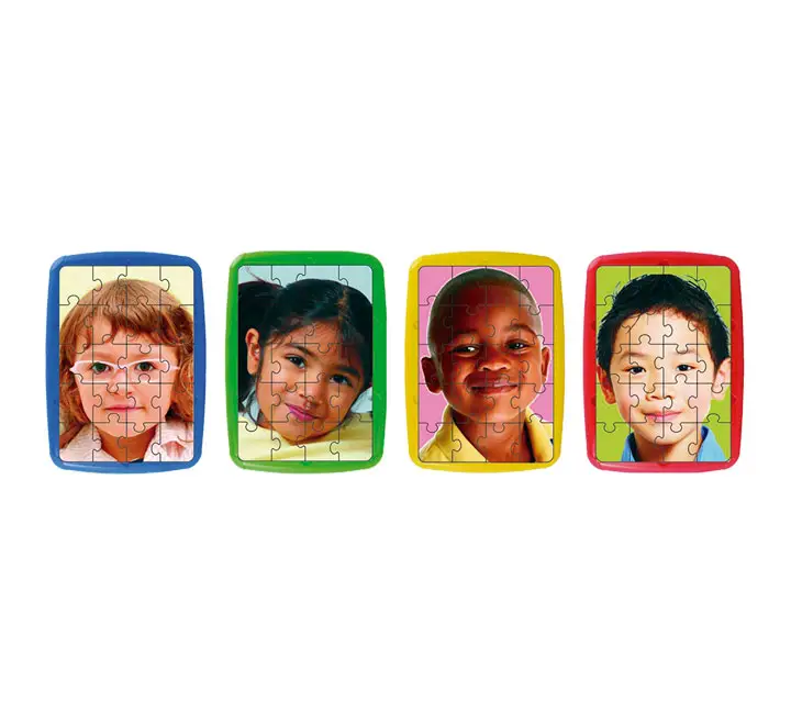 SET 4 PUZZLES MINILAND 20 PZ. NIÑOS DEL MUNDO