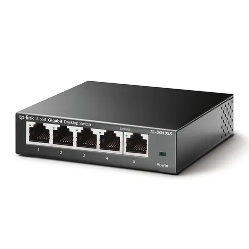 TL-SG105S switch No administrado Gigabit Ethernet (10/100/1000) Negro - Imagen 2