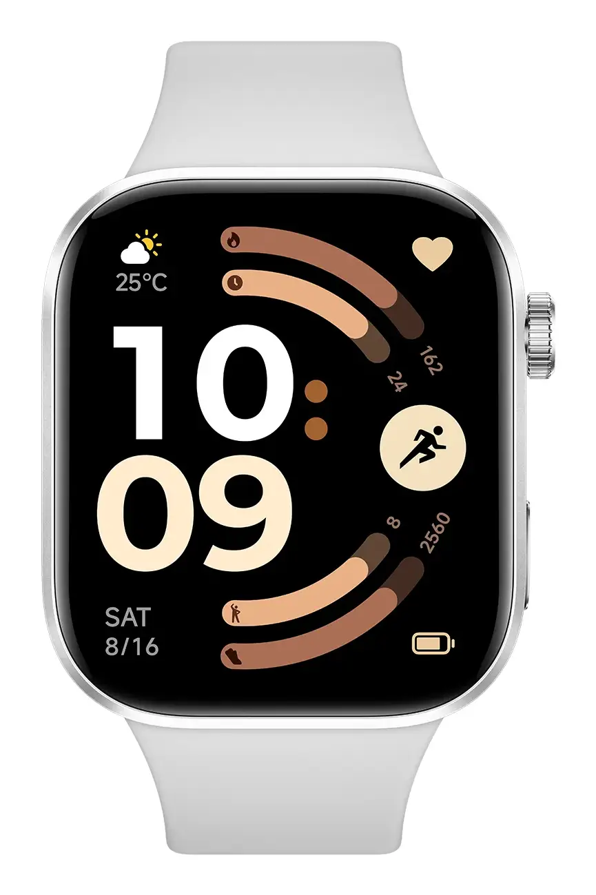 Redmi Watch 6 NFC 5,26 cm (2.07") AMOLED 46.5 mm Digital 432 x 514 Pixeles Pantalla táctil Plata GPS (satélite)